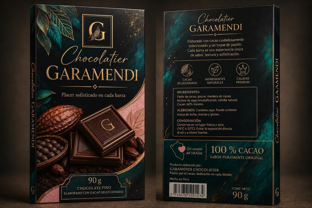 Chocolatier Garamendi - chocolate fino elaborado con cacao seleccionado
